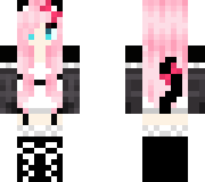 cat maid shy