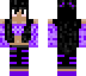 custom purple girl