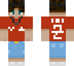 dude with the red evangelion shirt and some shorts