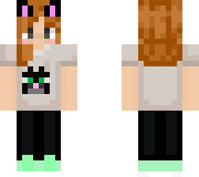 girl with cat tee