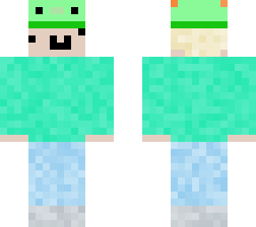 green axolotl hat guy