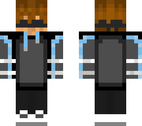light blue and white