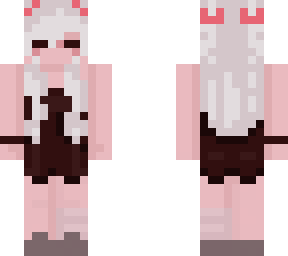 white hair girl