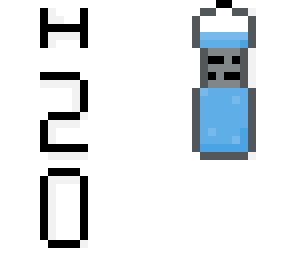 h20 water bottle (shaded)