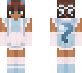 my oc in a cat maid outfit