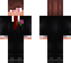 pink boy in suit