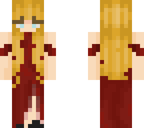 red dress