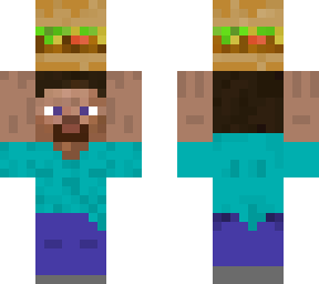 steve holding a burger