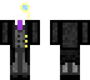 black suit