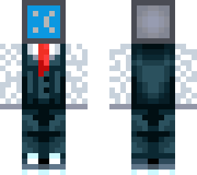 blue screened tv man for the classic type skins