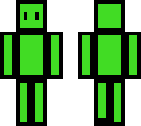 green cube