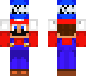 mario holding a pow block