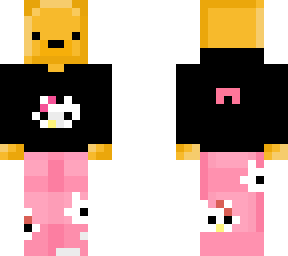 pooh with hallokitty