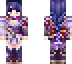 Raiden shogun | Minecraft Skin