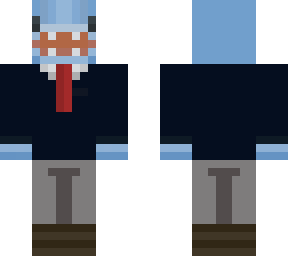 shark with suit