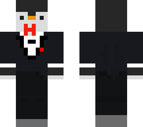 tuxedo penguin with tie