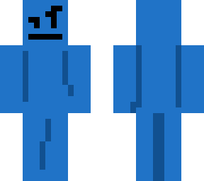 blue guy on mountain