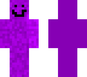 happy purple man