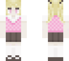pink sweater vest