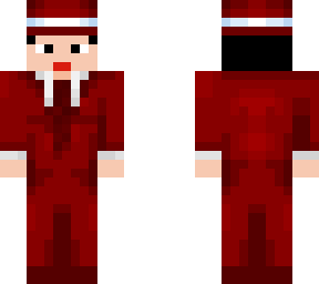red suit