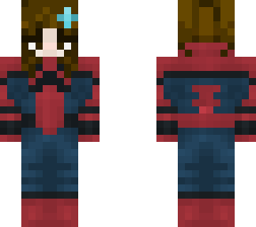 brown hair spidergirl