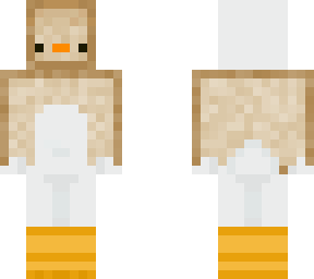 duck with bread - w -