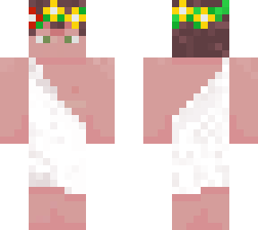 greek red flower boy