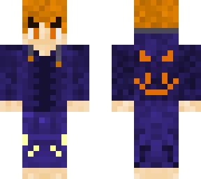 orange demon boy