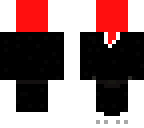 red guy in a suit