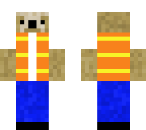 faultier  bauarbeiter mit helm