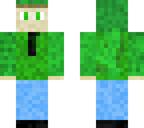 green jacket