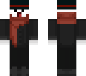 white blob with suit