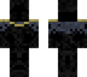black armor with cape addon