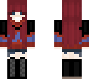 red haired girl with romanticise this sweater