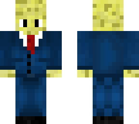 sponge blue suit
