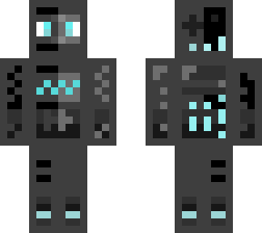 light blue neon robot ver 1