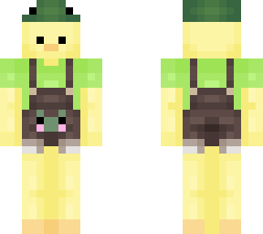 ❀ a ducky wearing frog overalls ❀