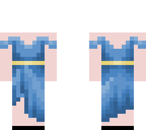 blue dress