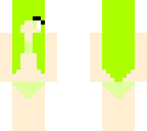 lime little girl swimsuit