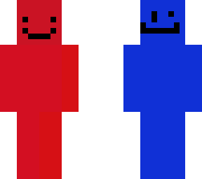 red and blue