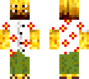 blaze skin with hawaiian shirt