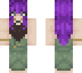 boho purple hair