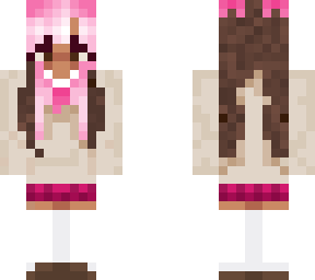 brown hair of strawberry gyaru by pxchesncream