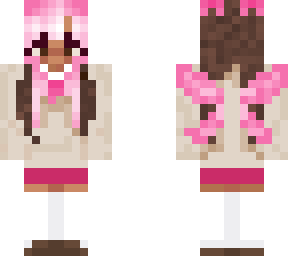 brown hair of strawberry gyaru by pxchesncream