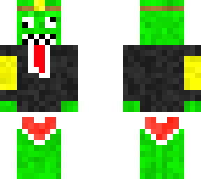 green business guy  with undies