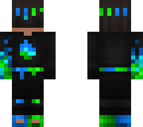 blue and green flamefrags