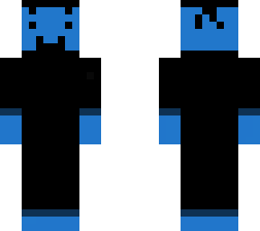 blue smiling guy with four eyes