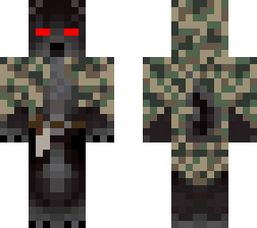 camouflaged wolf
