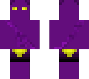 purple guy with toga and yellow eyes