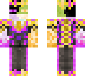 matcha green/ peach and black enderman